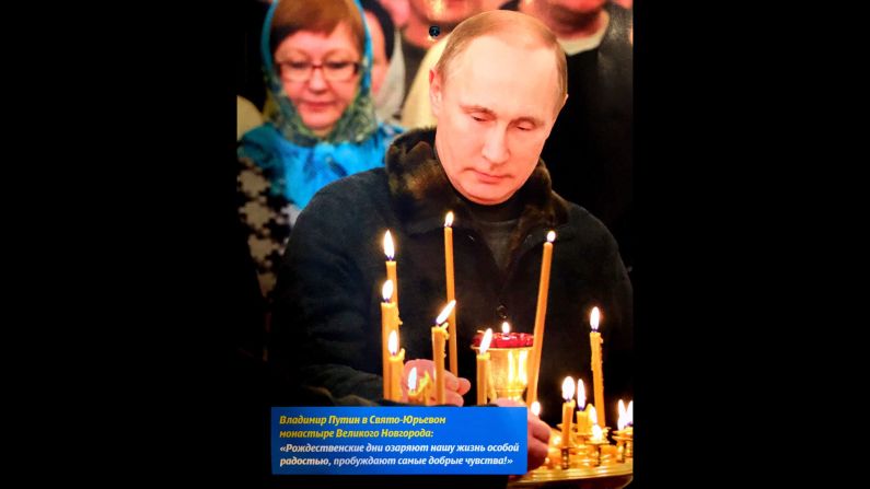 Putin in the Yuriev Monastery in Veliky Novgorod: "The days of Christmas illuminate our lives with a special joy, and awaken the kindest thoughts."