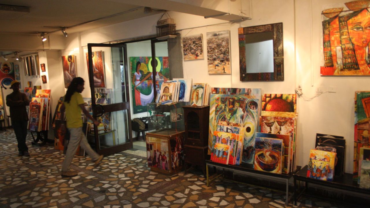 Addis Ababa's arts scene is thriving. Makush Art Gallery is a popular draw.