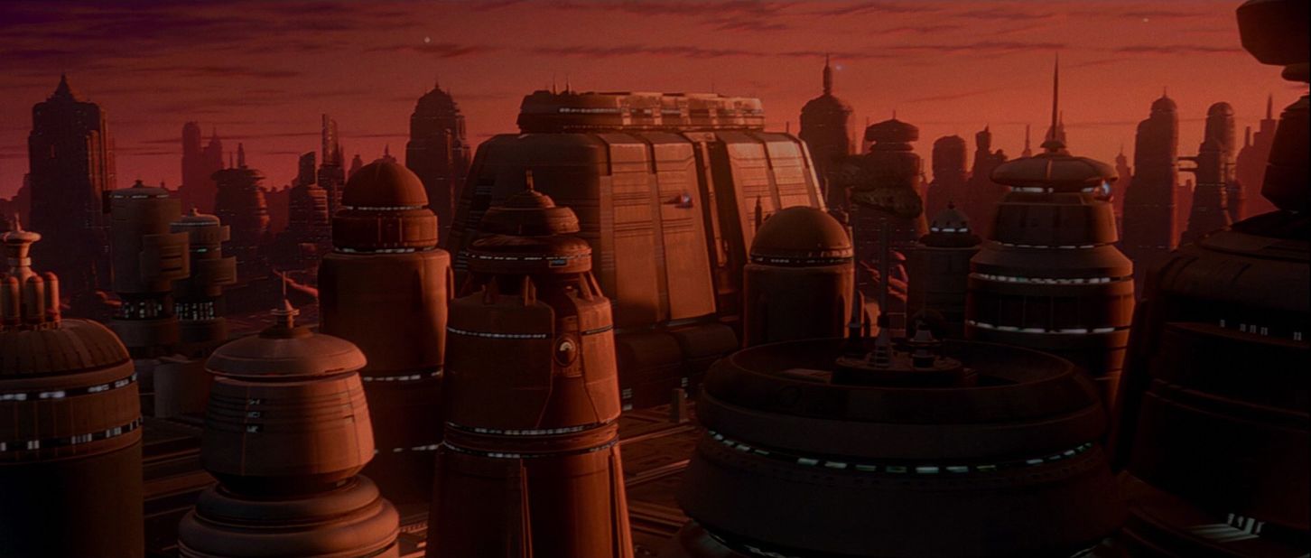 When Cloud City received a revamp in 1997 with the release of the special editions, the architecture drew close resemblance to McQuarrie's early Alderaan concepts.