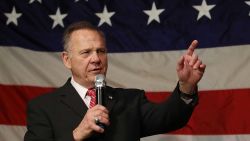 FAIRHOPE, AL - DECEMBER 05:  Republican Senatorial candidate Roy Moore speaks during a campaign event at Oak Hollow Farm on December 5, 2017 in Fairhope, Alabama. Mr. Moore is facing off against Democrat Doug Jones in next week's special election for the U.S. Senate.  (Photo by Joe Raedle/Getty Images)