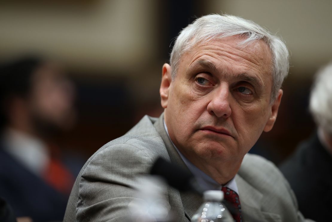 9th US Circuit Appeals Court Judge Alex Kozinski looks on during a House Judiciary Committee hearing on March 16, 2017, in Washington.