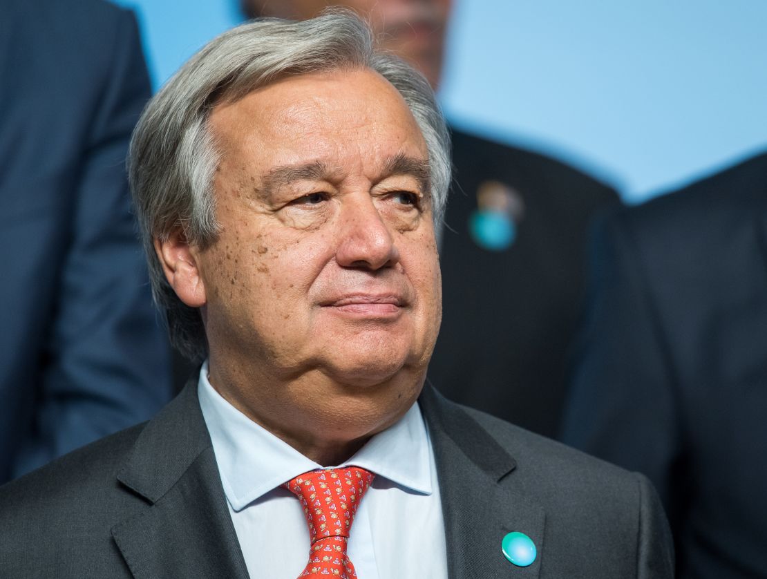 António Guterres, Secretary-General of the United Nations, spoke out over allegations of sexual harassment.