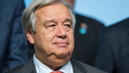 BONN, GERMANY - NOVEMBER 15: Antonio Guterres, Secretary General of the United Nations, is seen during the COP 23 United Nations Climate Change Conference on November 15, 2017 in Bonn, Germany. The conference, which ends on November 17, has brought together 25,000 participants to discuss climate change-related issues and the progress signatory members are making towards fulfilling CO2 and other pollutants reductions. Many signatories of the Paris Agreement are failing to fulfill their commitments towards combating the global temperature rise. Recent data shows that global CO2 levels are again rising after having stagnated the last couple of years.