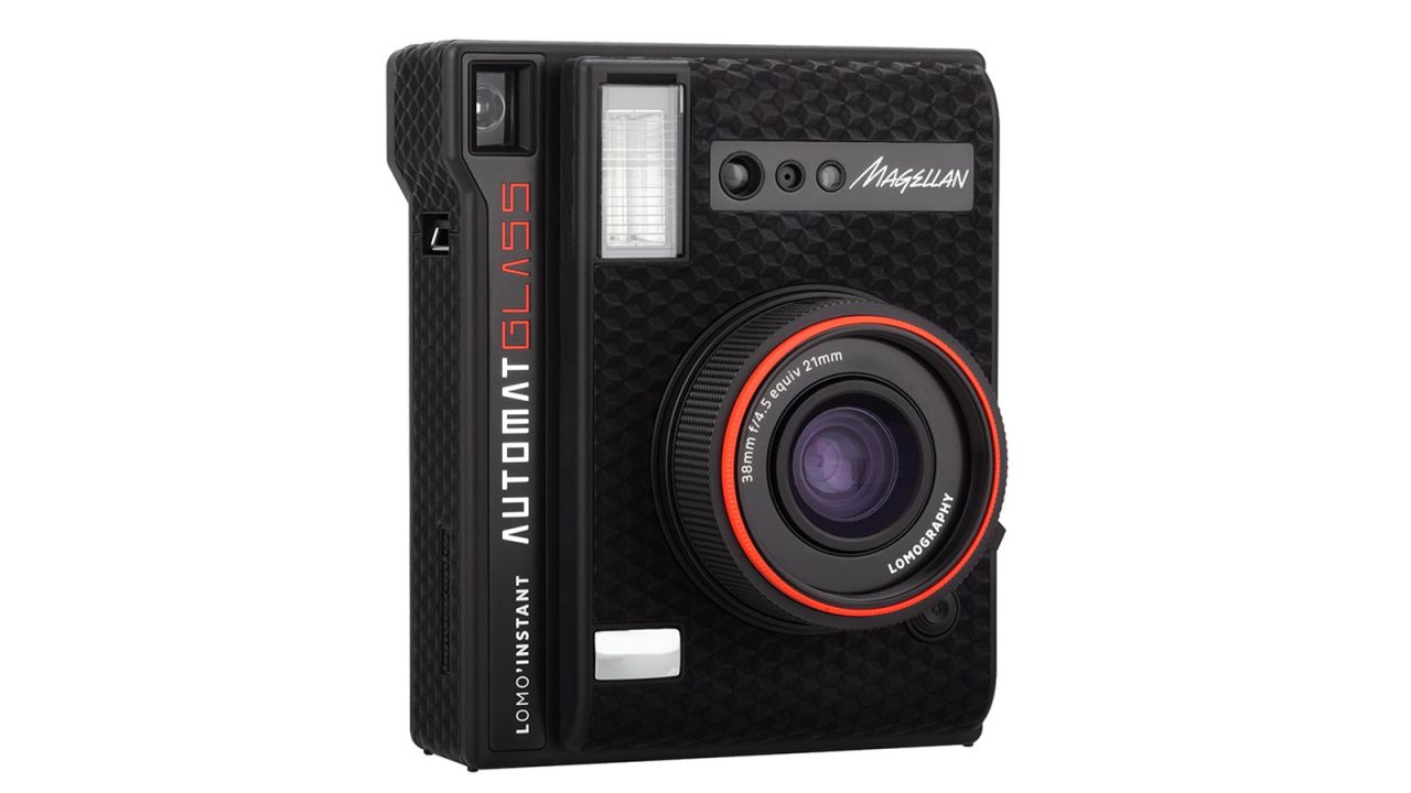 <strong>Lomo'Instant Automat Glass Magellan: </strong>A retro-style shoot-from-the-hip camera with a built in Polaroid-style printer for instant retro satisfaction. Low-tech but lots of fun.