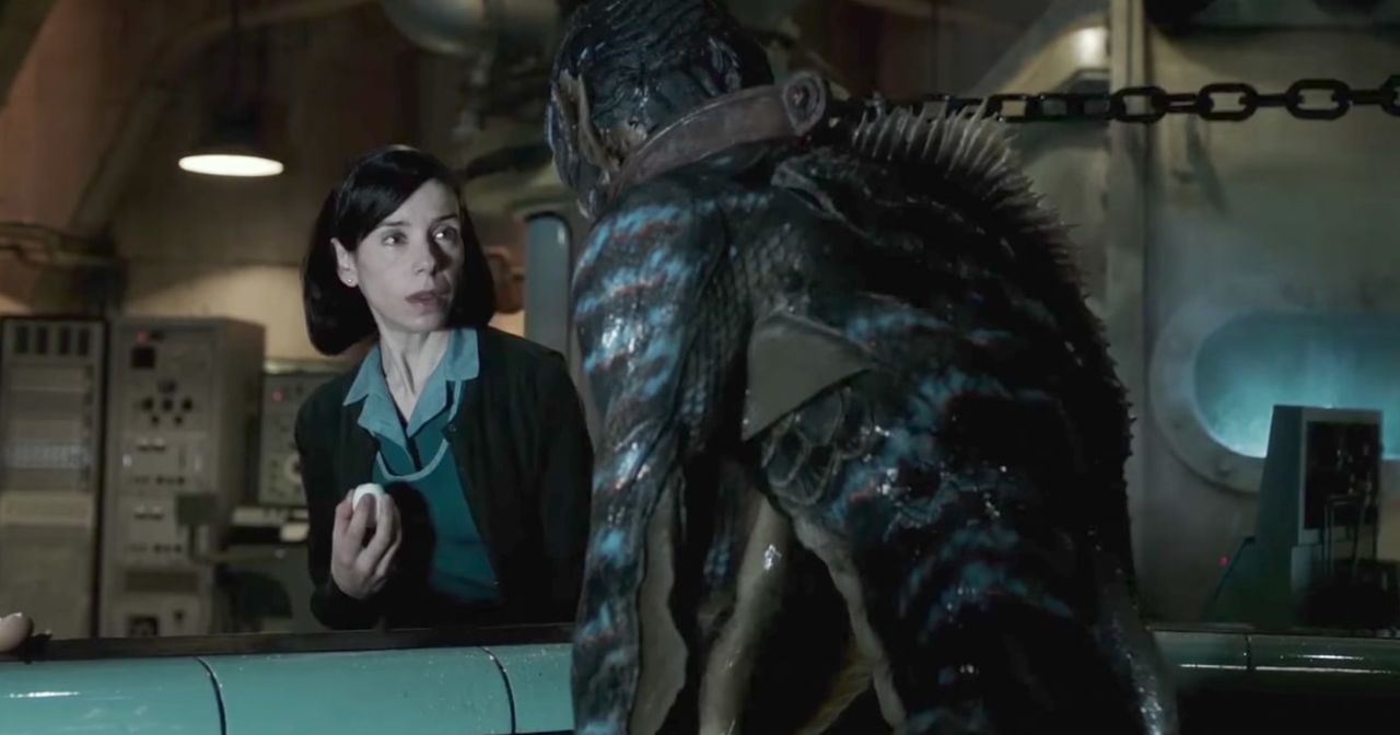 <strong>"The Shape of Water"</strong>: Sally Hawkins stars as a mute janitor who forms a relationship with an amphibious creature being held in captivity in a secret research facility in this critically acclaimed drama. <strong>(HBO Now) </strong>