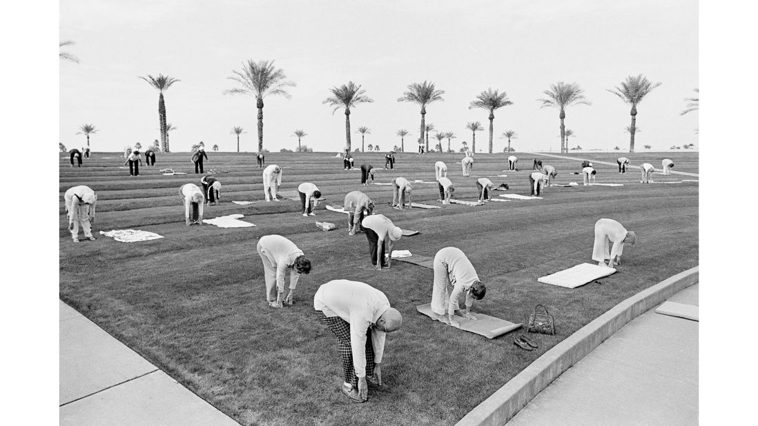 <strong>Extraordinary in the ordinary:</strong> In 1979, British photographer David Hurn traveled to the American Southwest and spent a year photographing ordinary people living everyday lives. His photographs are the subject of a new book: "Arizona Trips", published by Reel Art Press. <em>Pictured here: Sun City. Early morning exercise class, 1980.</em>