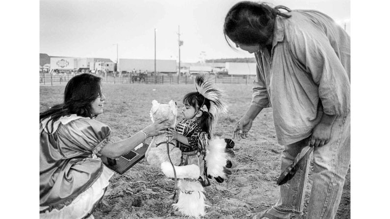 <strong>Unprecedented access: </strong>Hurn also had access into Arizona's Native American reservations. "There are seven tribes in Arizona and because I did a big story on premature babies at the hospital, I got an entrée into those American tribes, which you don't normally get," he says. <em>Pictured here: Apache junction. The winner in the Apache baby contest, 1980.</em>