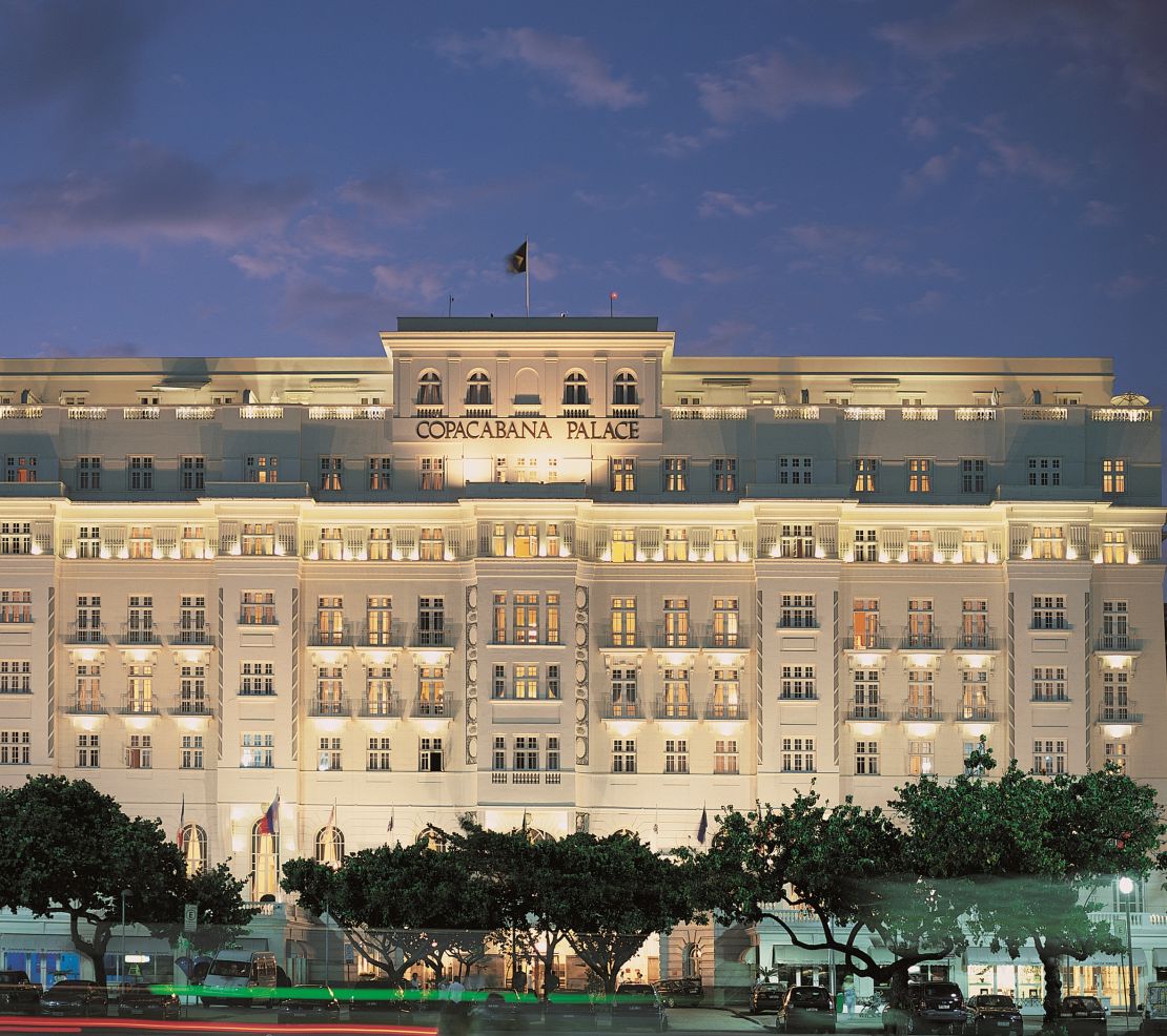 Belmond Copacabana Palace is a historic beachfront hotel with a Michelin-starred restaurant.