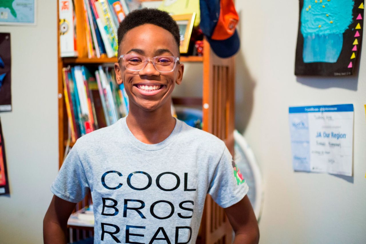 After visiting a local bookstore that promotes African-American children's literature, Sidney Keys III couldn't believe the wide selection of books reflecting him -- something he noticed was scarce in his school library. To share his love of reading with his peers, Sidney created Books n Bros, a reading club that focuses on African-American culture and literature.<br />