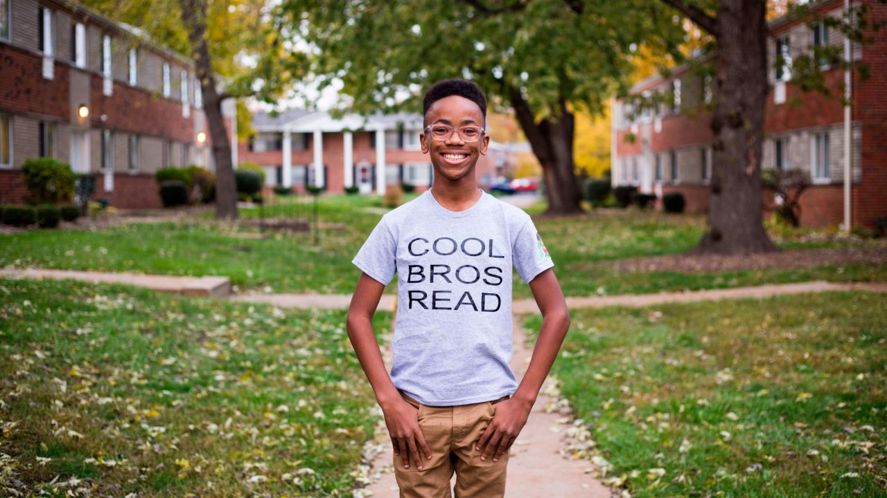 Boys between the ages of 8-12, at a fourth- through sixth-grade reading level, gather once a month to bond and discuss their featured book. Since September, his book club has grown to more than 50 members. The group's "Adopt A Bro" initiative sponsors members who need financial assistance. They also welcome "Big Bros," older mentors who apply to join a meetup and help lead the book conversation.