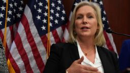 WASHINGTON, DC - DECEMBER 06:  U.S. Sen. Kirsten Gillibrand (D-NY) speaks during a news conference December 6, 2017 on Capitol Hill in Washington, DC. The lawmaker unveiled bipartisan legislation to help prevent sexual harassment.  (Photo by Alex Wong/Getty Images)