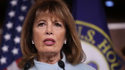 Rep. Jackie Speier, a Democrat from California, speaks at a press conference on in Congress in November 2017 in Washington, DC. 