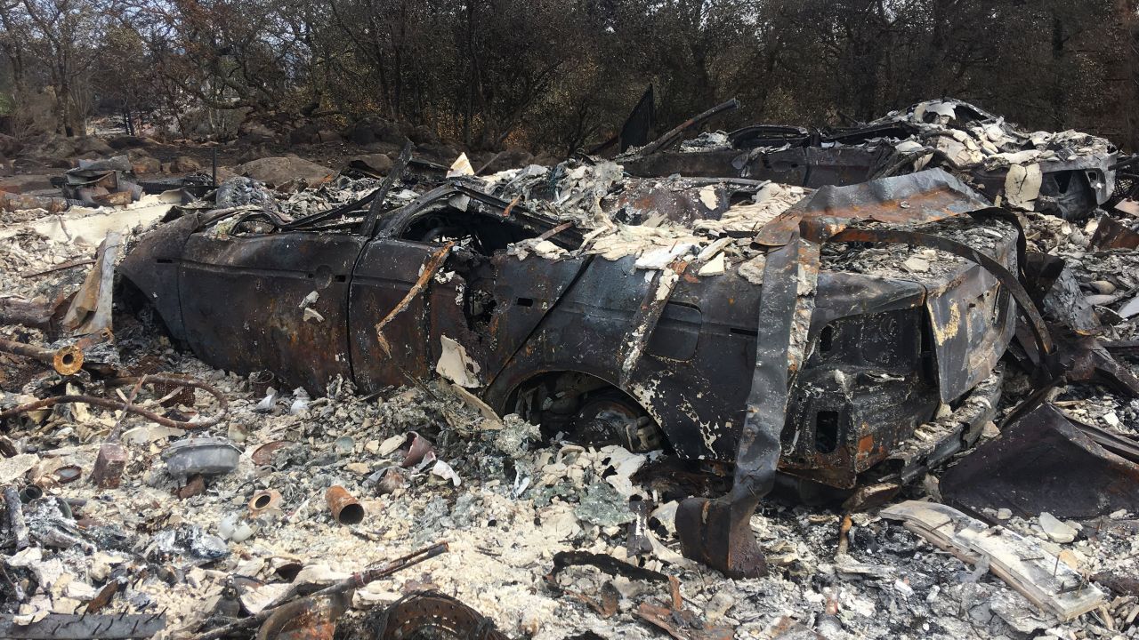 Dr. Antonio Wong said his family had two cars and a motorcycle that "melted" in this year's wildfire that struck Santa Rosa. 