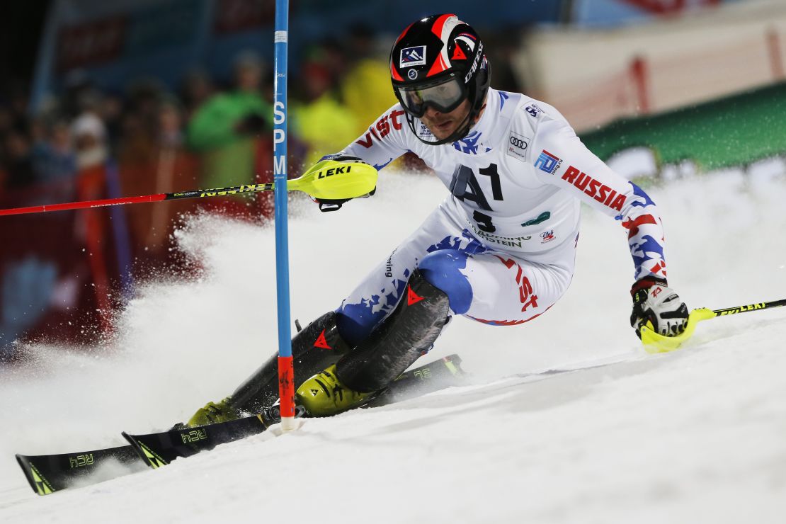 Slalom skier Alexandr Khoroshilov is one of 200 Russian athletes still hoping to compete in South Korea 