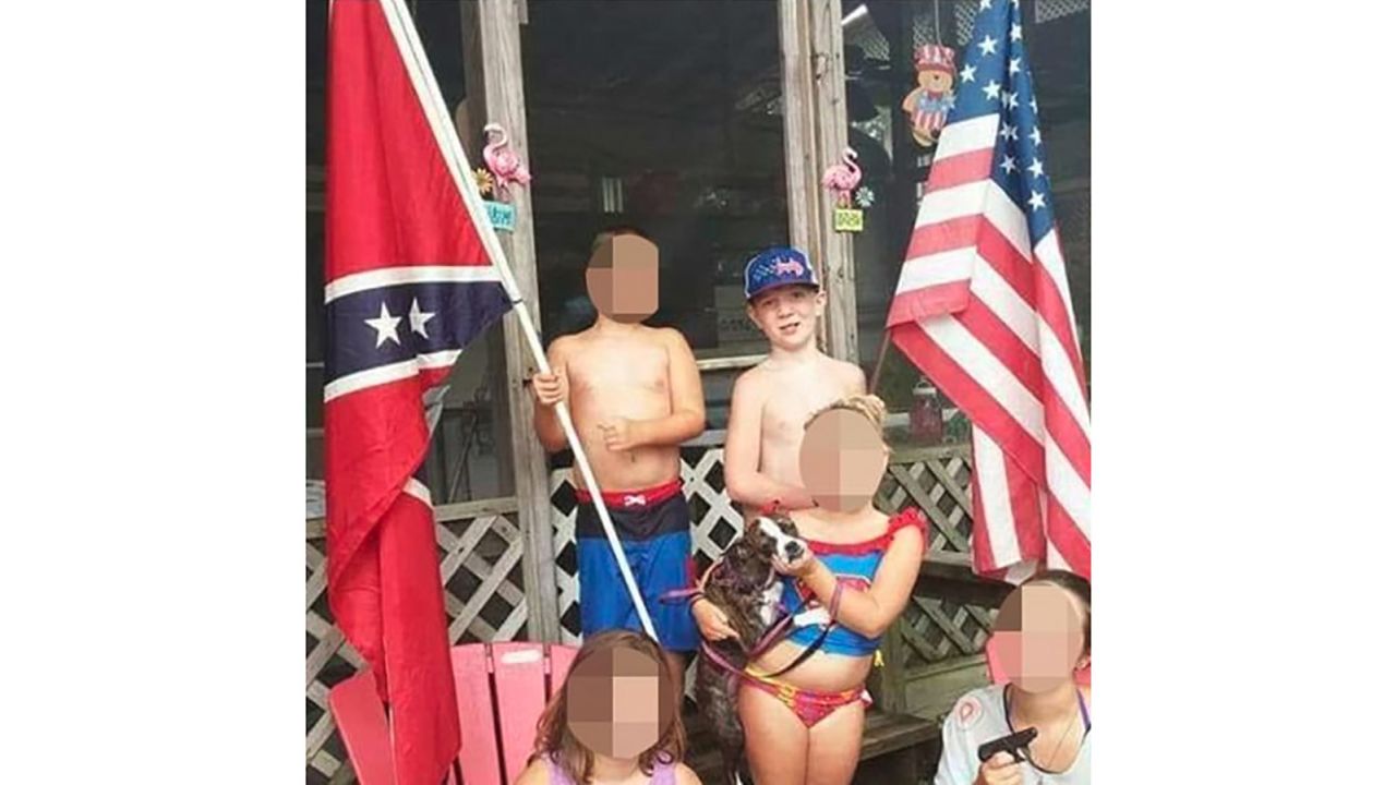 Keaton Jones is pictured in a photo taken by his mother in July 2015. 