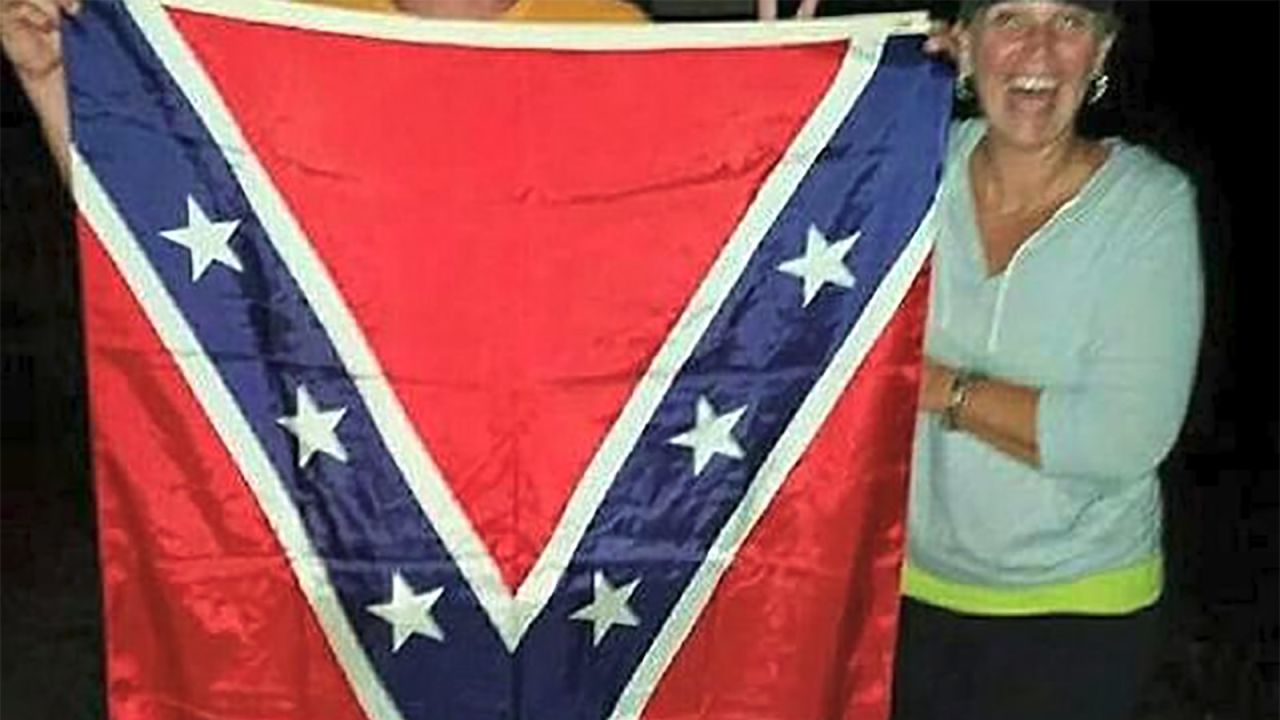 Kimberly Jones poses for what she called an "ironic" photo in July 2015.
