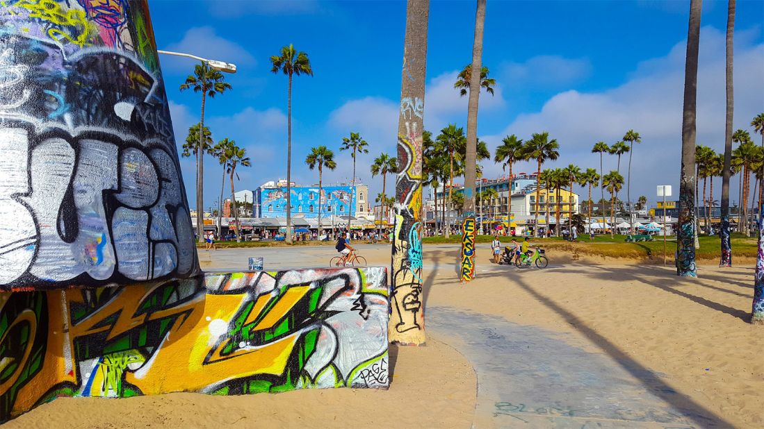 One of the City of Angels' best places to experience street art is right here in Venice.