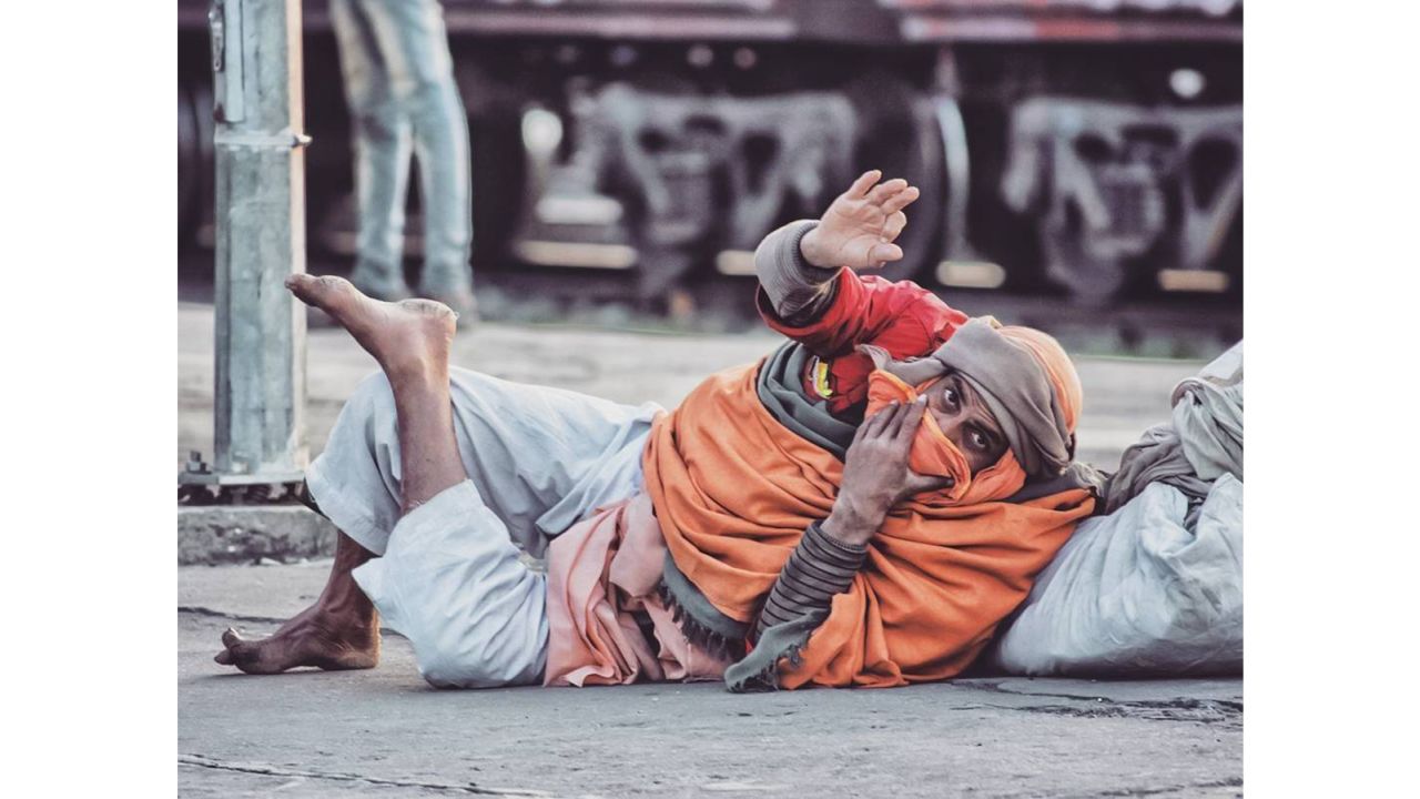 Babar takes photographs of people and places. Pictured here: Merrut.