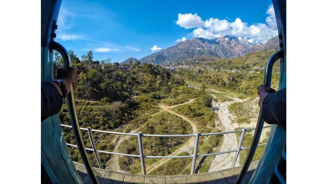 Each photo on Babar's Instagram comes with a story evoking the feeling of the location. Pictured here: Katra, Jammu and Kashmir.