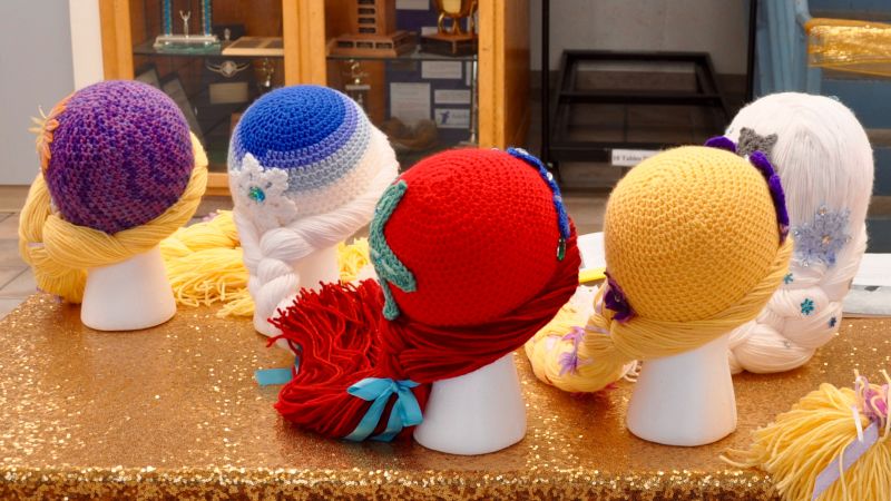 knitted wigs for cancer patients