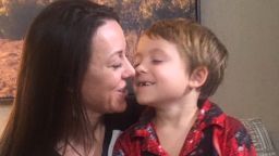 Emily Vedder and her son Caden, 6, had to evacuate from five different locations in eight days during the massive Thomas Fire in Ventura County.