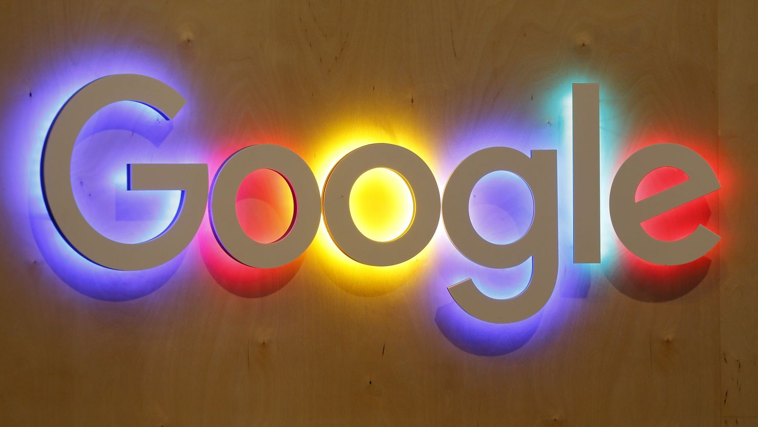 google logo wall