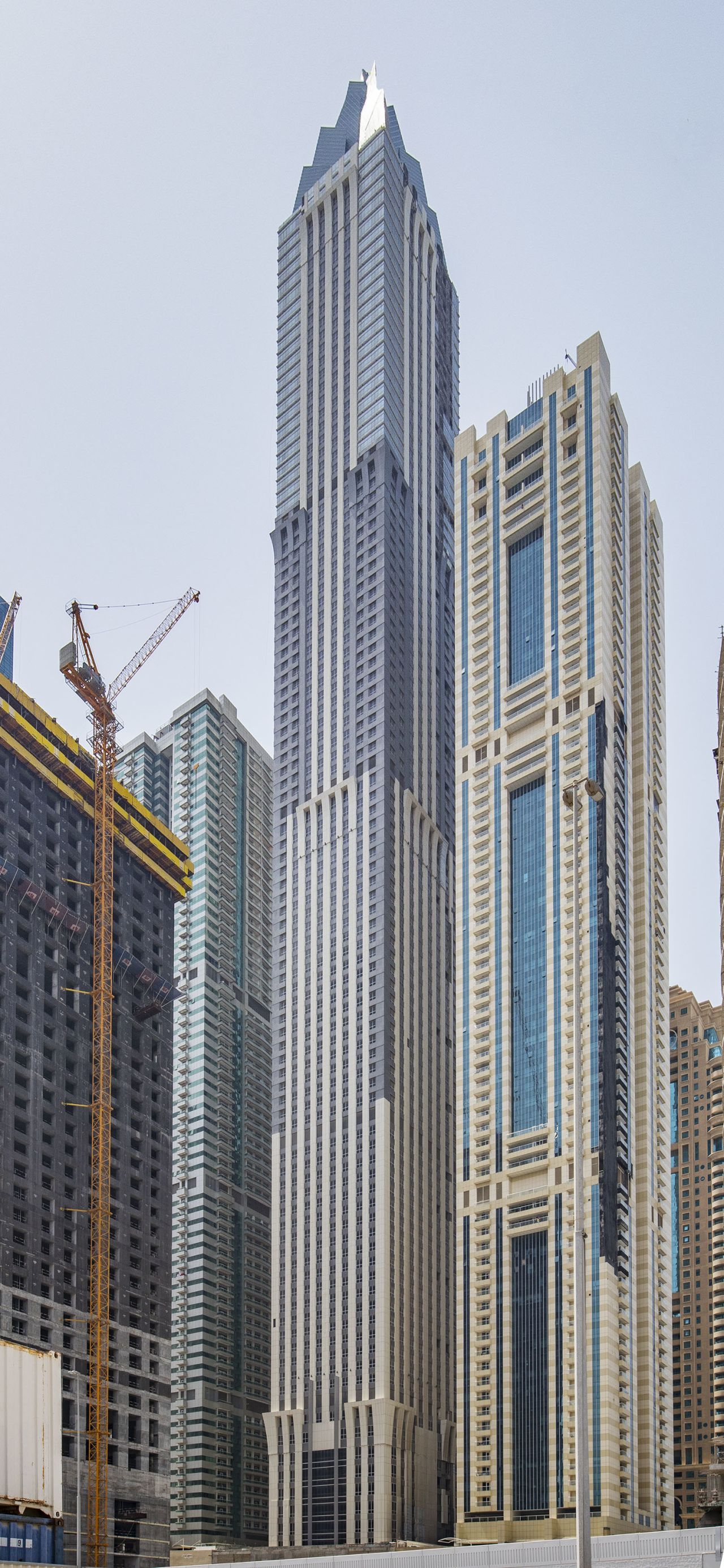 Dubai's 1,394-foot Marina 101 growing number of skyscrapers being primarily developed for residential purposes.