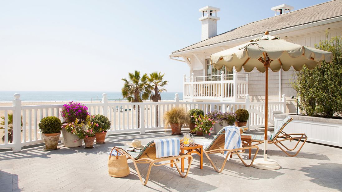 It may technically be down the road in Santa Monica, but it's hard to go wrong with a stay at waterfront hotel Shutters on the Beach.