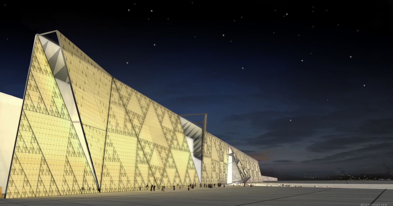 Grand Egyptian Museum in Giza.