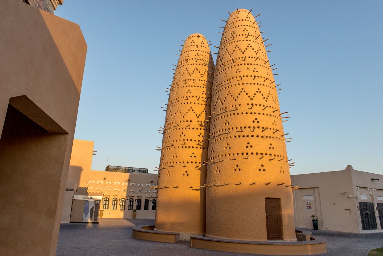 <strong>Katara's hallmark: </strong>The traditional pigeon towers, which are made of bricks and clay and punctuated with holes and wooden perches, are 15 meters tall and about 4.25 wide.