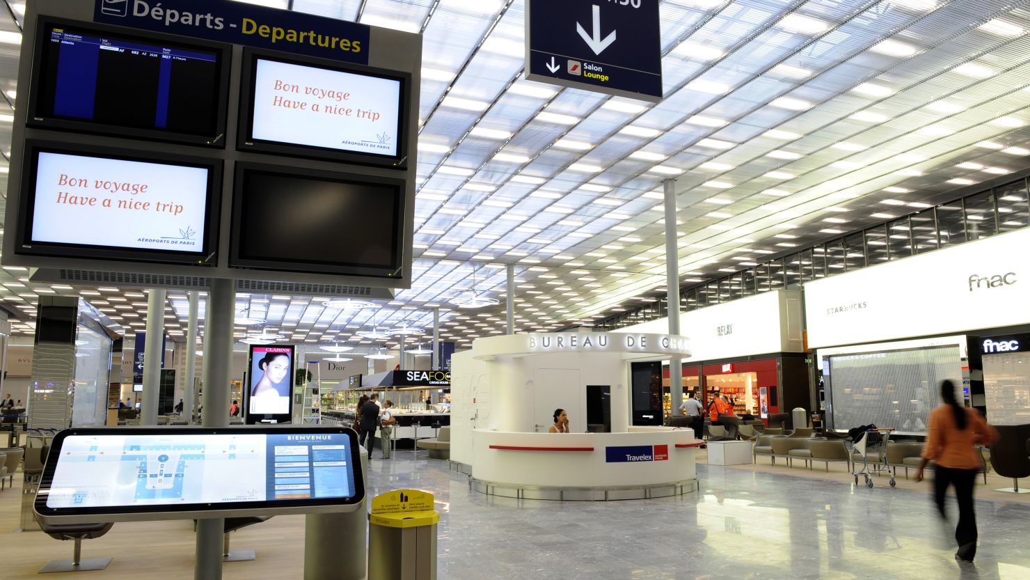 The cash was stolen from Charles de Gaulle airport on Friday.