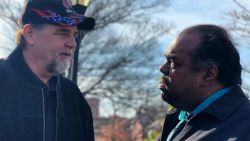Blues musician Daryl Davis and Imperial Wizard Billy Snuffer of the Rebel Brigade Knights were having a conversation in Charlottesville, near the courthouse where a hearing was to happen in relation to the violence in August.