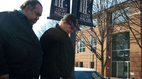 Davis and Snuffer head to the courthouse for a hearing related to the violence in Charlottesville last August.