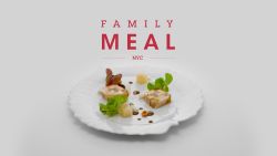 Family Meal NYC with chefs Daniel Boulud, Jean-Georges Vongerichten, Eric Ripert, and Jacques Torres