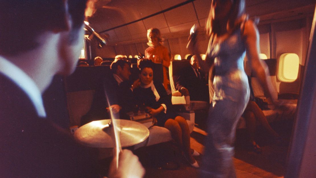 Dancing in the sky: McDonnell Douglas designed an onboard disco for its DC-10 aircraft.