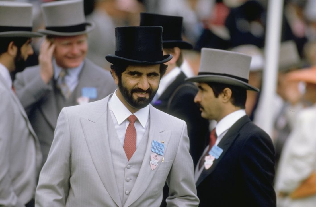 Racing passion -- Sheikh Mohammed Bin Rashid al Maktoum at Royal Ascot in 1987.