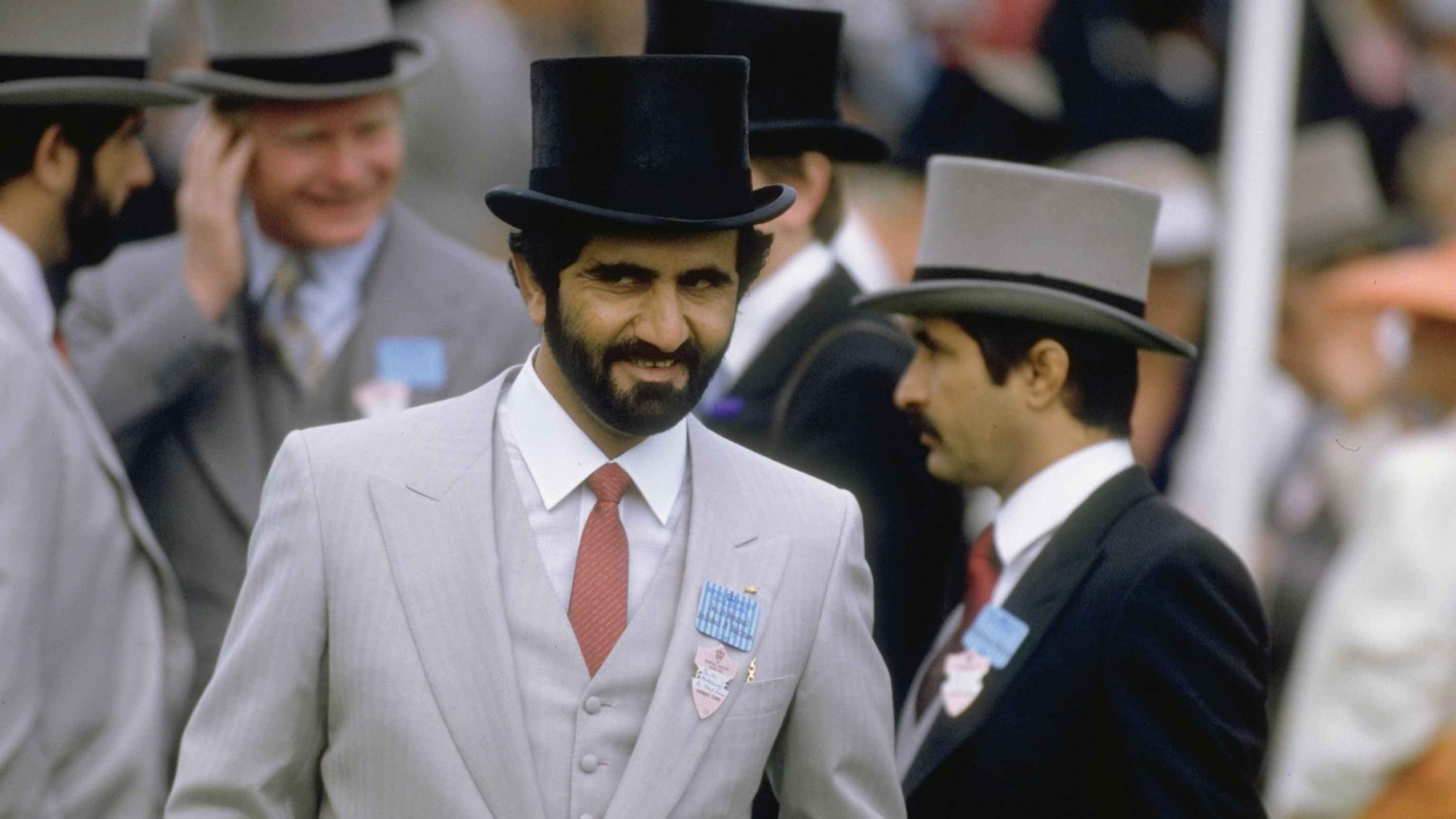 Racing passion -- Sheikh Mohammed Bin Rashid al Maktoum at Royal Ascot in 1987.