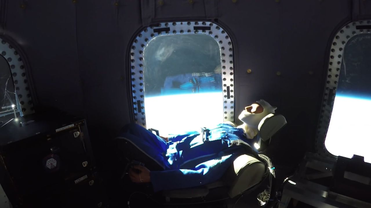 Space dummy blue origin