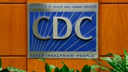 ATLANTA, GA - OCTOBER 05:  A podium with the logo for the Centers for Disease Control and Prevention  at the Tom Harkin Global Communications Center on October 5, 2014 in Atlanta, Georgia. The first confirmed Ebola virus patient in the United States was staying with family members at The Ivy Apartment complex before being treated at Texas Health Presbyterian Hospital Dallas. State and local officials are working with federal officials to monitor other individuals that had contact with the confirmed patient.  (Photo by Kevin C. Cox/Getty Images)