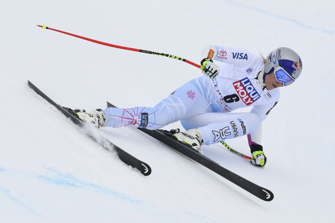 Vonn has won 78 World Cup races, eight short of Ingemar Stenmark's all-time record.