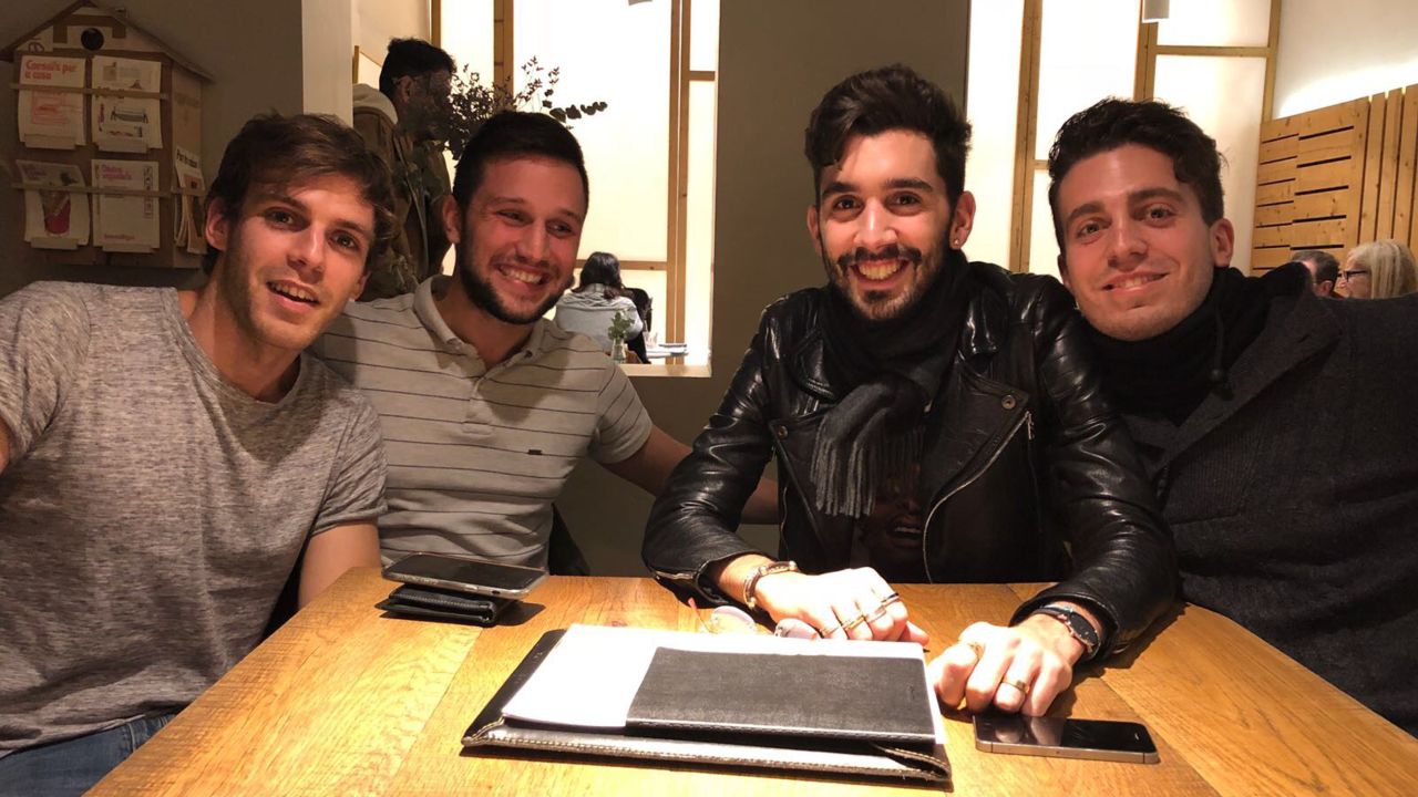 From left, Rubén Salvador Santiago, Antonio Bernardino, Daniel Mendez, José Padilla from The Mosted come from different parts of Spain and Portugal.