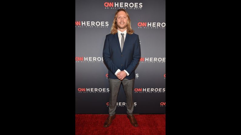 2017 CNN Hero Andrew Manzi founded a nonprofit that provides free six-week-long surf camps and therapy sessions to fellow war veterans.