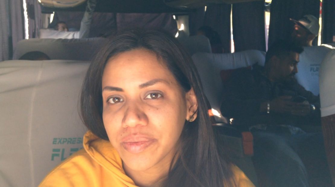 Yesica Galindez left Venezuela in hopes of finding a new job and a better life in Santiago, Chile. 
