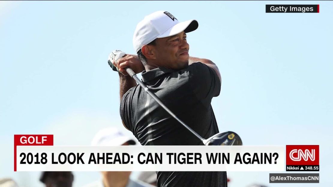 Tiger Woods shot three rounds in the 60s at December's Hero World Challenge