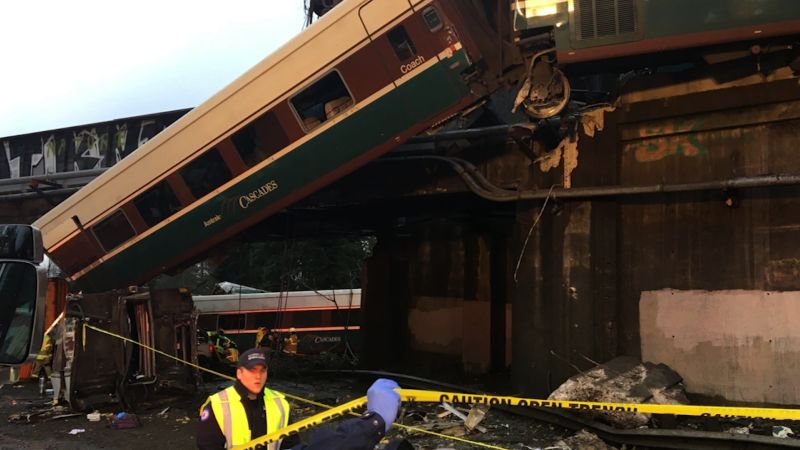 See images from the scene of train derailment | CNN