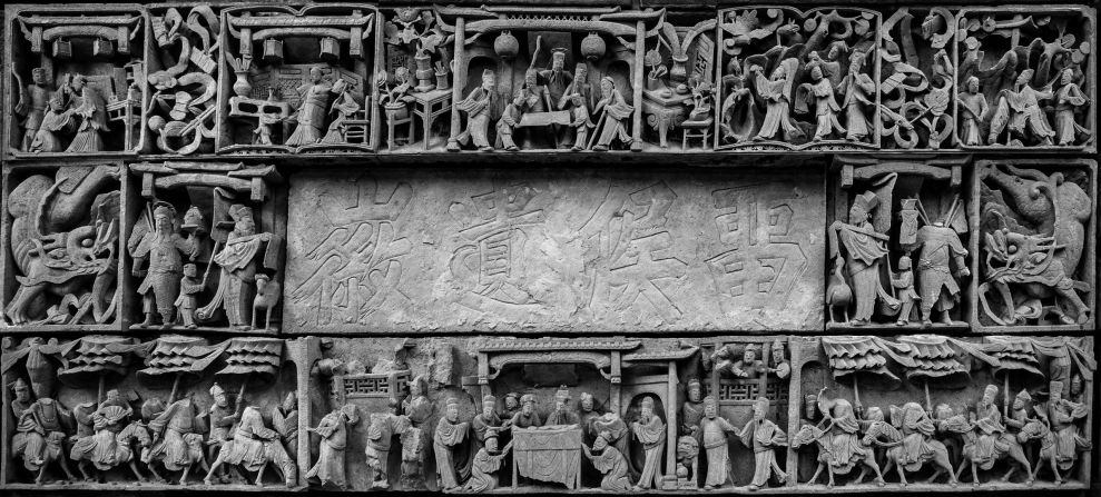 Many of the ancient carvings have been preserved. 