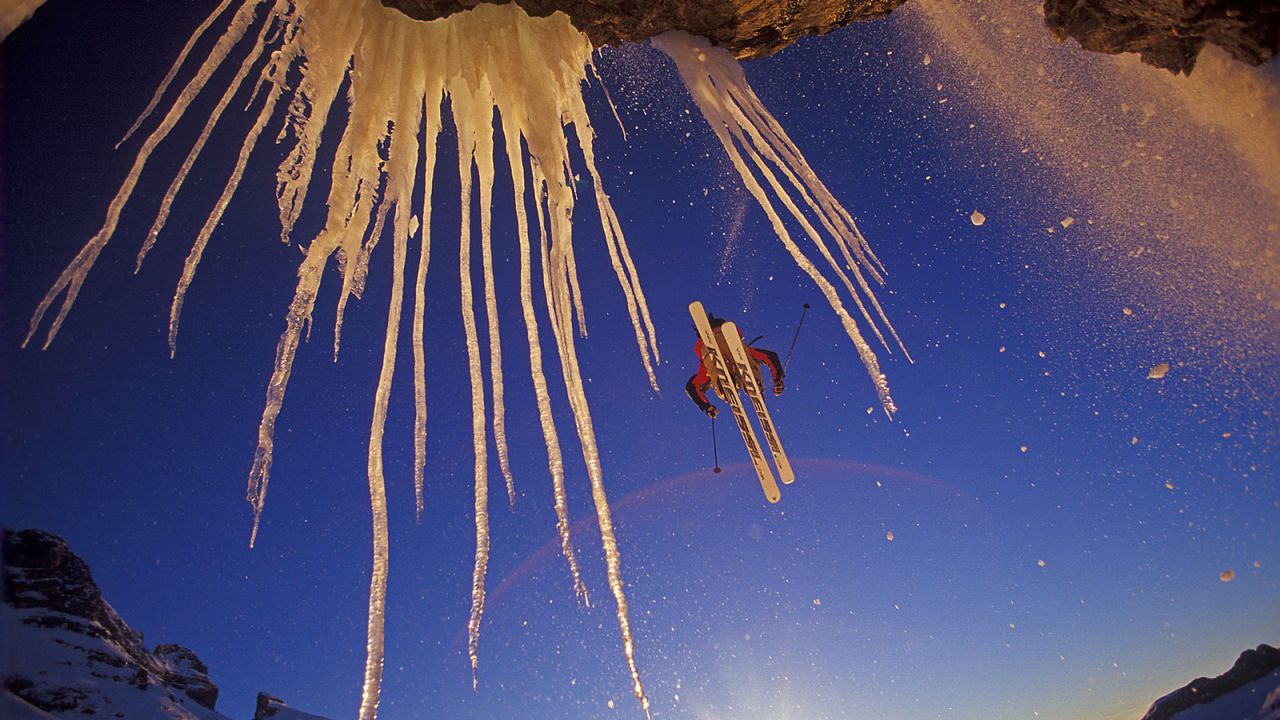 Enander's first published shot in Powder magazine earned its Photo of the Year in 2003.