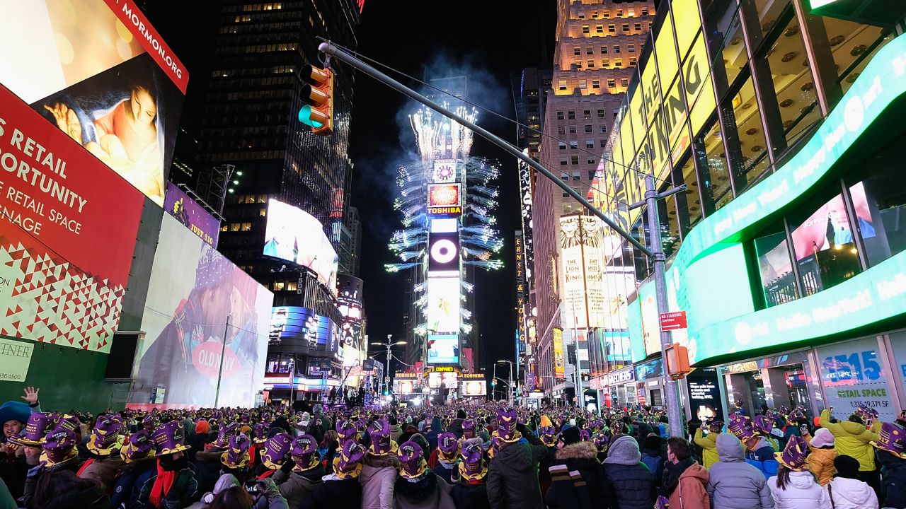 Times Square -- the most definitive New Year's Eve spot on the planet.
