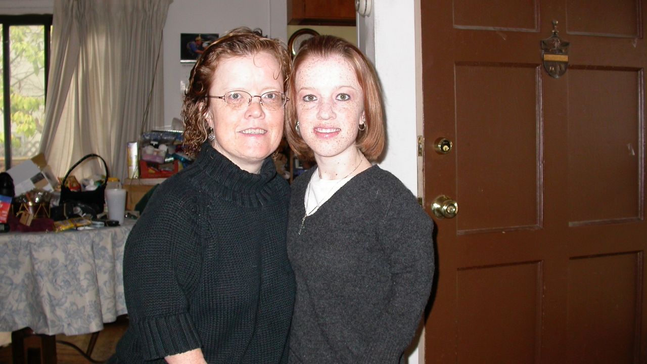 Rebecca Cokley with her mom.