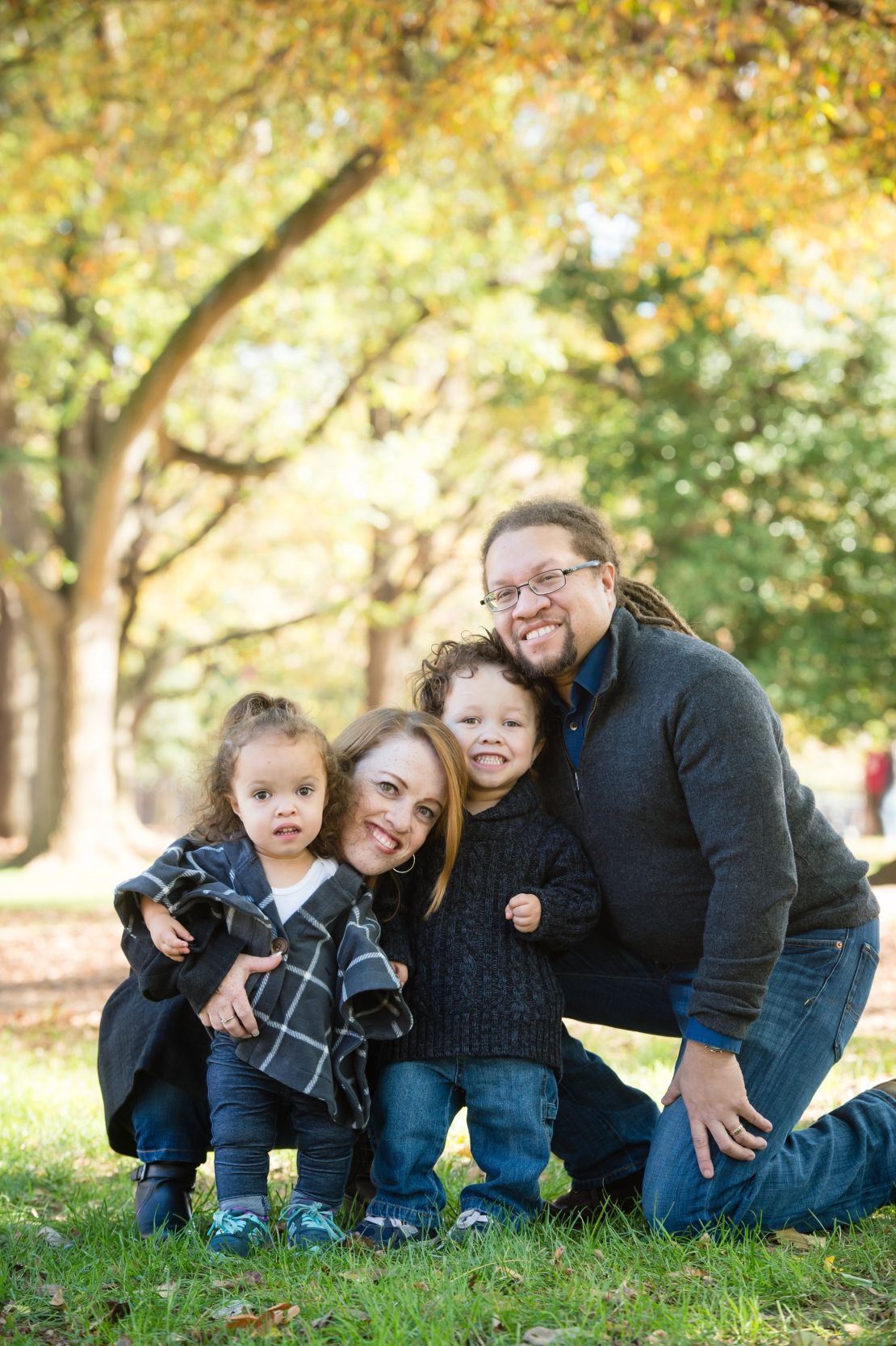 The Cokley family: Kaya, Rebecca, Jackson, and  Patrick.